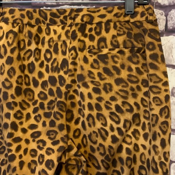 Jones New York Animal Print Ankle Pants Size 4 - Picture 6 of 8